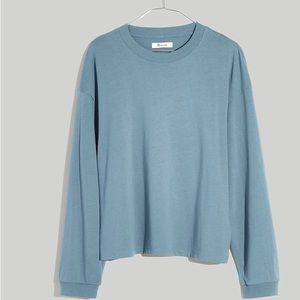 Madewell cotton essential long sleeve tee